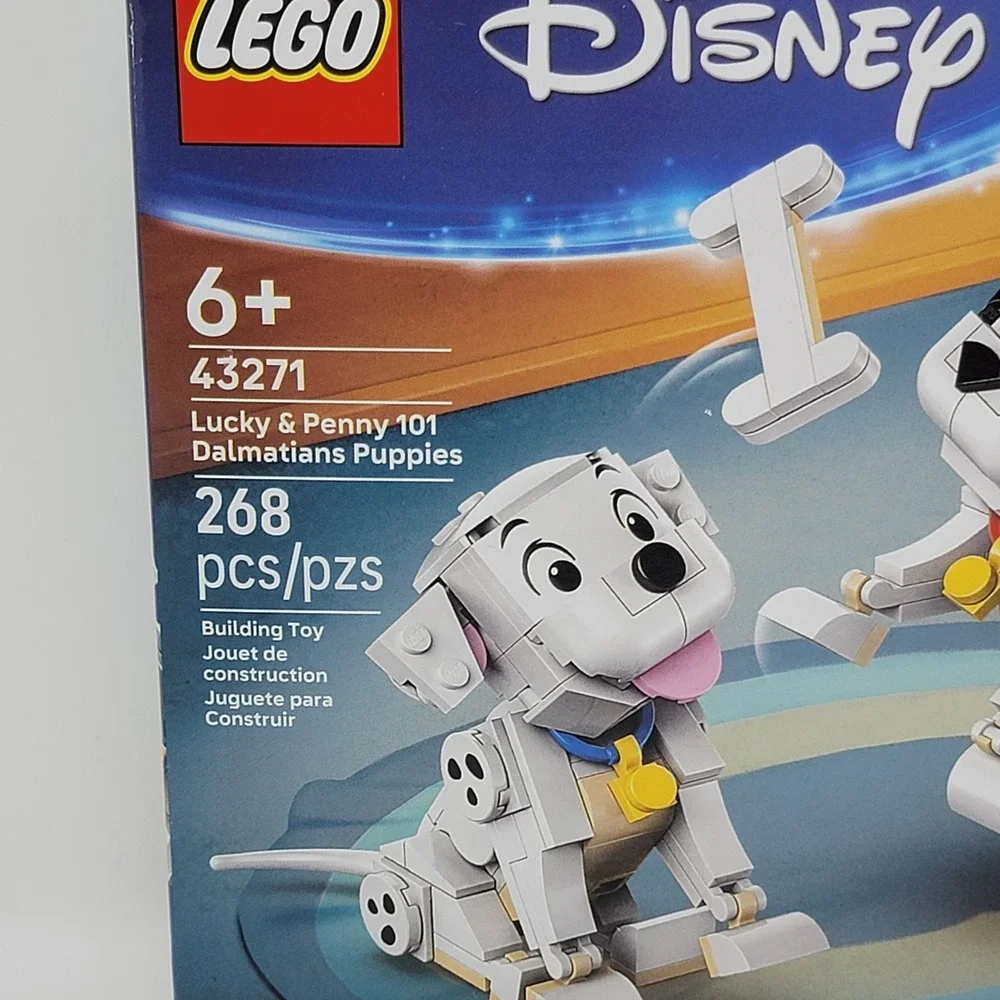 LEGO 43271 Disney Lucky & Penny 101 Dalmatians Puppies ~ 268 pcs Factory Sealed!